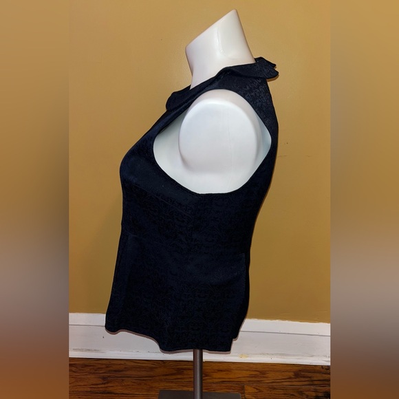 J. CREW NAVY PEPLUM TOP - Picture 4 of 7